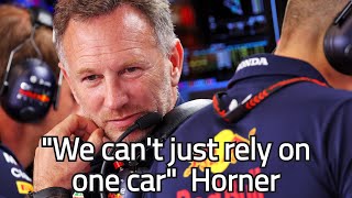 EXCLUSIVE  Christian Horner talks Sergio Perez after the British Grand Prix [upl. by Yurik]