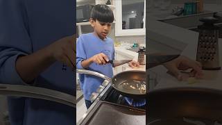 My son made egg fried rice for his friend vlogs [upl. by Bez]