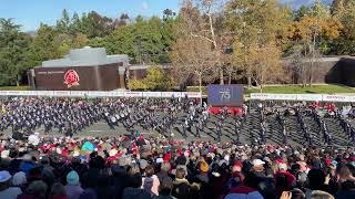 2022 Rose Parade  OFallon Township High School Marching Panthers at quotTV Cornerquot 4K [upl. by Adaval]