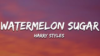 Harry Styles  Watermelon Sugar Lyrics [upl. by Nnylimaj]