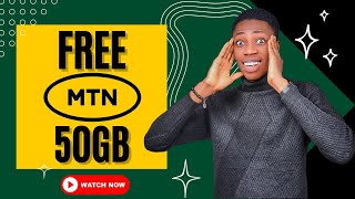 HOW TO GET MTN FREE 50GB NOWLatest Update  How to Get Free 50GB Data On My MTN AppMTN New Trick [upl. by Asum]