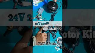 24V 250W electric cycle Conversion kit  electric cycle hub motor kit automobile electriccycle [upl. by Eniluqaj]