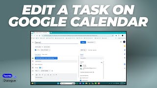 How to Edit a Task On Google Calendar [upl. by Filmer258]