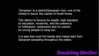 PSY  Gangnam Style English Lyrics [upl. by Nathalie718]