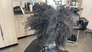 Texturizing natural hair [upl. by Renmus]