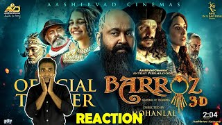 Baroz malayalam movie trailer reaction l Barroz trailer reaction I Mohanlal [upl. by Nnaul]