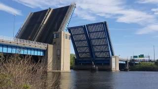 Grand Haven drawbridge [upl. by Ardnaeed97]