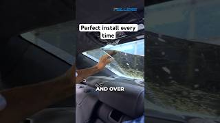 Installing window film is all about going slow… use your library voice tint automobile ppf [upl. by Gardia]