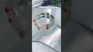 Following lotus to learn matching colors Customize for Aquarius ladies beading beads bracelet [upl. by O'Kelly]