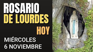 💐⚘️ MIÉRCOLES 6 NOVIEMBRE 2024 ROSARIO DESDE LOURDES MISTERIOS GLORIOSOS 🌿💐⚘️ [upl. by Wit]