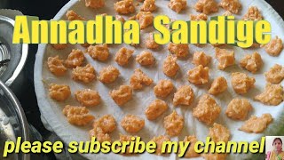 Rice Sandige  Annada Sandige Recipe  Kannada [upl. by Enelav776]