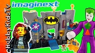 Batman Imaginext Batcave Toy Review with Trixie [upl. by Nyltak589]