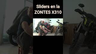 Sliders en la Zontes X310 ¿Valen la pena [upl. by Saberhagen969]