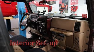 Jeep Wrangler TJ Overland Interior Setup [upl. by Starling]