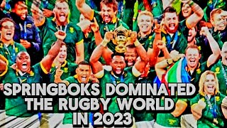 Springboks Dominated The Rugby 🏉 World in 2023 and became World Champions rugby sports [upl. by Bobbe]