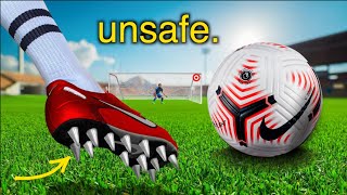 I Tested DANGEROUS Football Products at my own risk [upl. by Ayardna]