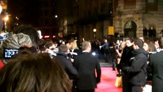 Brad Pitt arrival at BAFTA Awards 2012 1 [upl. by Elac136]