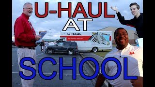 Going to School in a UHaul Camping part 2 [upl. by Halbeib]