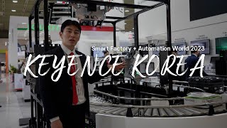 Smart FactoryAutomation World 2023 키엔스코리아 전시회 현장 스케치 [upl. by Rudyard]