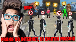 PRANK NO INTERNET AFK TERLALU PERCAYA DIRI TERBAIK AUTO KASI PAHAM DI AKHIR  FREE FIRE [upl. by Bertie]