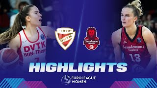 DVTK HUNTherm v Casademont Zaragoza  Gameday 2  Highlights  EuroLeague Women 202324 [upl. by Akeemahs]