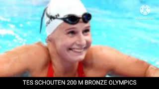 tes schouten bronze  Tes schouten bronze in swimming Olympic 2024 [upl. by Arie]