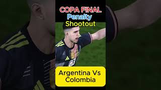 ARGENTINA vs COLOMBIA  Penalty Shootout Final Copa America 2024 Messi vs James argentina [upl. by Sherourd]