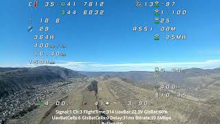 testing 8000 Liion battery on Chimera 7 pro full osd [upl. by Jecoa]