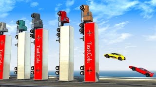 BeamNG DRIVE Random Vehicles Crash Testing Part2 [upl. by Cirdes]