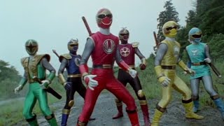 HurricangerGouraigers and Shurikenger vs Seven Dark Spears Hurricanger Episode 31 [upl. by Nolek]