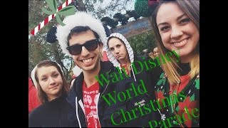 WALT DISNEY WORLD CHRISTMAS DAY PARADE FILMING 2014 [upl. by Irap761]