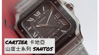 CARTIER 卡地亞 經典復刻 山度士系列 SANTOS 自動機芯 WSSA0037 [upl. by Felice]