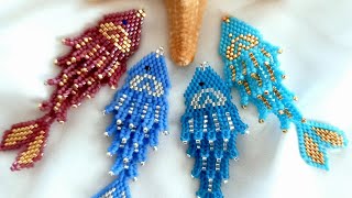 Boncukla balık nasıl yapılır  How to make Beaded fish I Bölüm 1 [upl. by Eiramanad797]