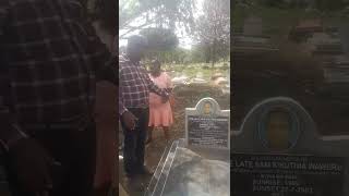 SAM KINUTHIA GRAVE COURTESY OF INOORO TV AND FM  NGOGOYO [upl. by Akcimehs836]