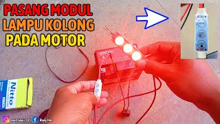 Cara memasang modul blitz pesawat pada lampu kolong motor [upl. by Donnelly608]