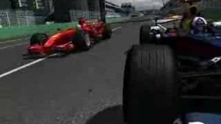 Massa Coulthard Turn 1 Accident F1 2008 Melbourne Grand Prix [upl. by Christmann965]