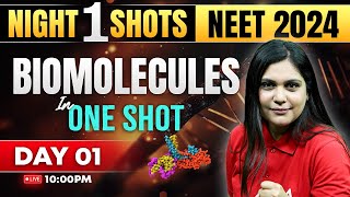 Biomolecules Class 11 Biology One Shot  Night Shots  NEET 2024  Garima Goel [upl. by Notyrb]