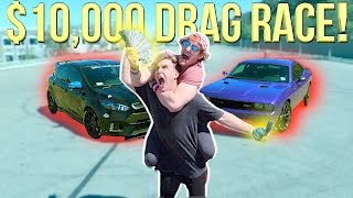 DRAG RACING MY BROTHER FOR 10000 Who Will Win [upl. by Dickman]