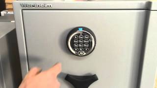 How to change the battery on a SampG Titan electronic safe lock [upl. by Aluk]