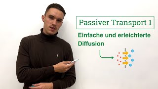 Passiver Transport Einfache und erleichterte Diffusion  Zellbiologie [upl. by Celine]