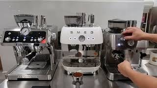 Part 2 Bean to cup semiautomatic espresso machines review  Delonghi SMEG amp Solis [upl. by Honor]