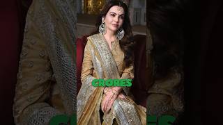 Nita Ambani’s Gold Ensemble Suit By Manish Malhotra  shorts shortsfeed nitaambani ytshorts [upl. by Eteragram]