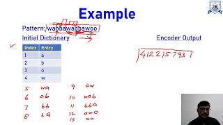 L  14  Unit  3  LZW Algorithm  Encoding and Decoding  Data Compression [upl. by Zacharias960]