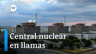 Rusia y Ucrania se acusan mutuamente de ataque contra central nuclear [upl. by Lupiv996]