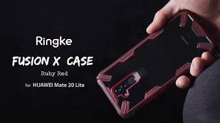 Huawei Mate 20 Lite  Ringkes Powerful FusionX in Ruby Red [upl. by Cown]