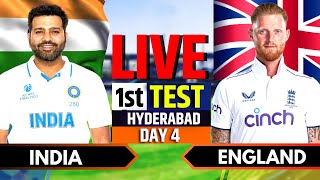 India vs England 1st Test Day 4  India vs England Live  IND vs ENG Live Commentary Last 17 Over [upl. by Ynoep88]