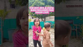 Pilih kanan  kiri araandfamily funny arachannelfamily cute [upl. by Yekcaj]