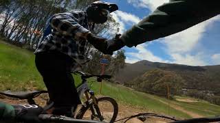 Thredbo Mountain Bike Park Kosciuszko Flow Trail Saturday 16th December 2023 [upl. by Otina39]