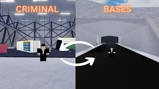 Showcasing Both CRIMINAL BASES in Robloxia Prison  Easy Guide [upl. by Brina]