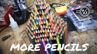 What can I make with all these pencils I glued together [upl. by Everick]